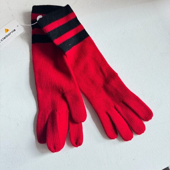 Liz Claiborne Accessories - Vintage Liz Claiborne Wool Gloves red OS
